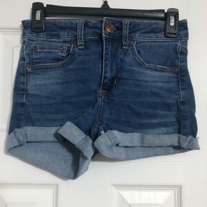 American eagle next level stretch X women’s size‎ 2 cuffed jean shorts